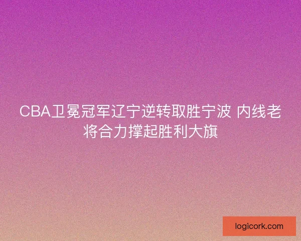 CBA卫冕冠军辽宁逆转取胜宁波 内线老将合力撑起胜利大旗