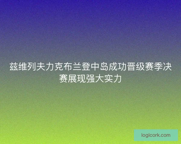 兹维列夫力克布兰登中岛成功晋级赛季决赛展现强大实力